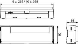 Контрольный распределитель TECE TECEfloor SH-CD6-230 77420064