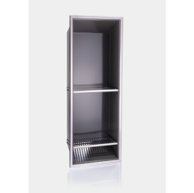 Коробка для зберігання в ніші Geberit ONE з вставними полицями сіра умбра 154.291.00.1