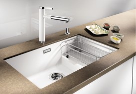 Корзина для посуды с держателем BLANCO нержавеющая сталь 223297