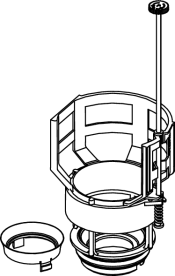 Корзина клапана TECE А2 с регулируемым ограничителем смыва 9820670