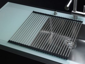 Коврик-подставка для кухонной мойки Franke Roll-up хром AH 160.300