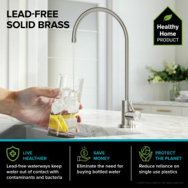 Кран для фильтрованной воды Kraus Purita однорычажный латунь нержавеющая сталь FF-100SFS