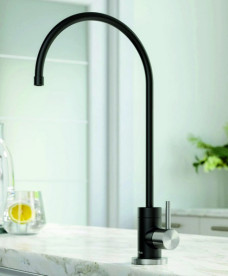 Кран для фільтрованої води Kraus Purita одноважільний нержавіюча сталь/чорний матовий FF-100SFSМВ