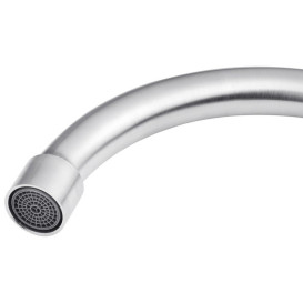 Кран для кухни на одну воду Kroner KRP Edelstahl Klassisch-ESG098 однорычажный никель CV022970