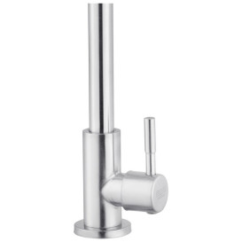 Кран для кухни на одну воду Kroner KRP Edelstahl Klassisch-ESG098 однорычажный никель CV022970