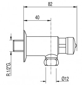 Зливний клапан для пісуара Tres Tempotres хром 112200