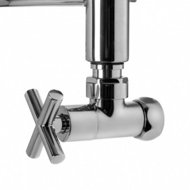 Кран для рушникосушарки кутовий NAVIN Преміум 3/4х1/2 латунь хром 2 шт. 21-031530-4704