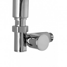 Кран для рушникосушарки кутовий під тен NAVIN 1/2х1/2 латунь хром 2 шт. 21-032430-2044