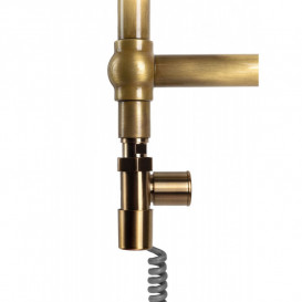 Кран для полотенцесушителя угловой под тэн NAVIN 1/2х1/2 латунь античная бронза 2 шт. 21-532430-2044