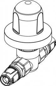 Кран шаровий Tece TECElogo прихованого монтажу 1/2 з декоративною рукояткою 20х20 8780020