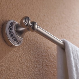 Настенный держатель для полотенец Kraus Apollo сатин KEA-16537BN