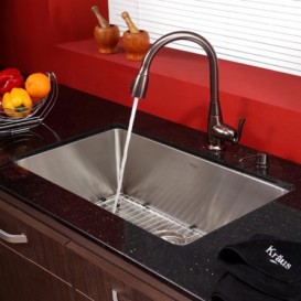 Диспенсер для рідкого мила Kraus темний шоколад KSD-30-ORB