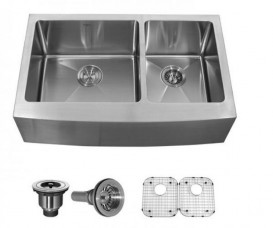 Мийка для кухні прямокутна Kraus Precision під стільницю нержавіюча сталь хром KHF203-33