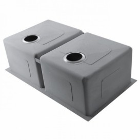 Мийка для кухні прямокутна Kraus Precision під стільницю нержавіюча сталь хром KHU102-33