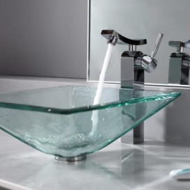 Змішувач для раковини Kraus Unicus змішувач латунь хром KEF-14300CH