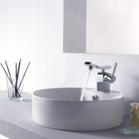 Змішувач для раковини Kraus Unicus змішувач латунь хром KEF-14301CH