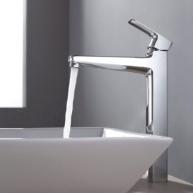 Змішувач для раковини Kraus Virtus змішувач високий латунь хром KEF-15500CH