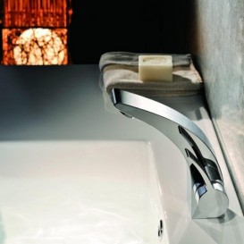 Смеситель для раковины Kraus Illusio однорычажный латунь хром KEF-14701CH 