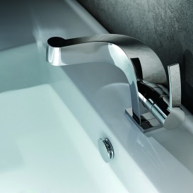 Смеситель для раковины Kraus Typhon однорычажный латунь хром KEF-15101CH 