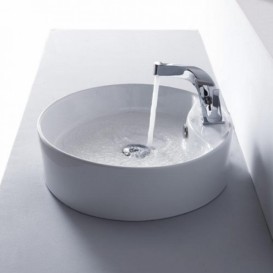 Смеситель для раковины Kraus Typhon однорычажный латунь хром KEF-15101CH 