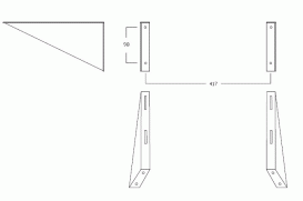 Крепеж для раковины Hatria Autonomy металл Y0CC