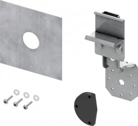 Крепление с настенным уголком TECE TECEprofil внутренняя резьба 20 мм х 1.2 бронза 9020052