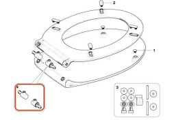 Кріплення для сидіння з кришкою для унітазу Roca Victoria AI0019900R