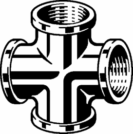 Крестовина Viega 1632 Rp½ латунь 119973