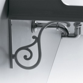 Кронштейн для раковины Simas Arcade латунь белый MNSAR