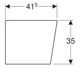 Кронштейн Geberit Publica Garda для универсальной раковины санфарфор белый 392075000