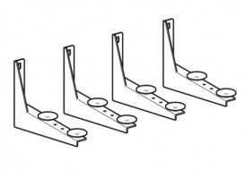 Кронштейни для раковини Geberit Bambini з 4 змішувачами 521092000