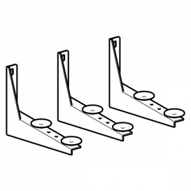 Кронштейны для раковины Geberit Bambini с 3 смесителями 521093000