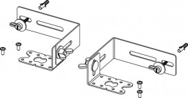 Кронштейны TECE TECEdrainprofile для монтажа сифонов на стене или на полу 674001