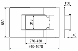 Покрівельна рамка PP 45 DER 36-55 0093.1317