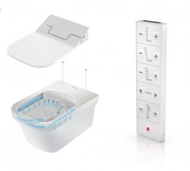 Крышка-биде для унитаза Duravit SensoWash Slim дюропласт белый 611000002000300