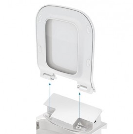 Крышка-биде для унитаза Duravit SensoWash Slim дюропласт белый 611000002000300
