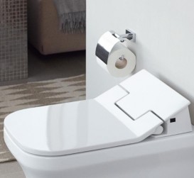Крышка-биде для унитаза Duravit SensoWash Slim дюропласт белый 611200002000300
