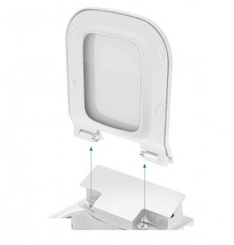 Крышка-биде для унитаза Duravit SensoWash Slim дюропласт белый 611200002000300