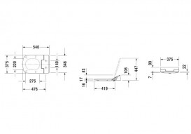 Крышка-биде для унитаза Duravit SensoWash Slim дюропласт белый 611200002000300