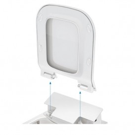 Крышка-биде для унитаза Duravit SensoWash Slim дюропласт белый 611500002000300