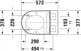 Крышка-биде для унитаза Duravit SensoWash Starck f Plus белый 612000012000320