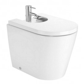 Крышка для биде Roca Inspira Round с функцией Soft-Сlose SUPRALIT белый A80652200B