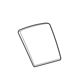 Крышка для писсуара Geberit Pareo дюропласт белый 573410000