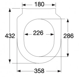 Крышка для унитаза Villeroy&Boch Subway 2.0  9M78S101