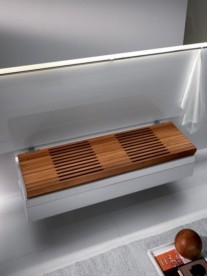 Крышка-скамейка  для унитаза Hatria G FULL-ACCESSORI  коричневая YXH442