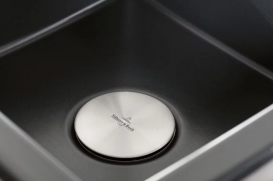 Крышка слива для кухонной мойки Villeroy & Boch сплошная нержавеющая сталь 962415LC