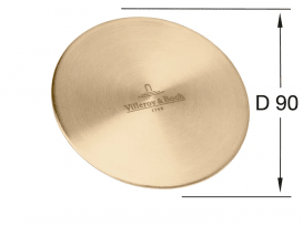 Кришка зливу для кухонної мийки Villeroy & Boch нержавіюча сталь золото 96241503