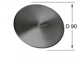 Крышка слива для кухонной мойки Villeroy & Boch нержавеющая сталь антрацит 96241505