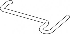 Гачок для вилучення склянки гідрозатвору TECE TECEdrainprofile нержавіюча сталь 675009