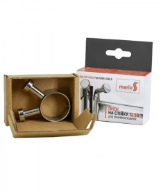 Крючок для полотенцесушителя Mario на стойку Ø30 мм хром 4820258983148